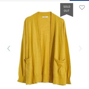 Madewell Bradley Cardigan, Gold size L